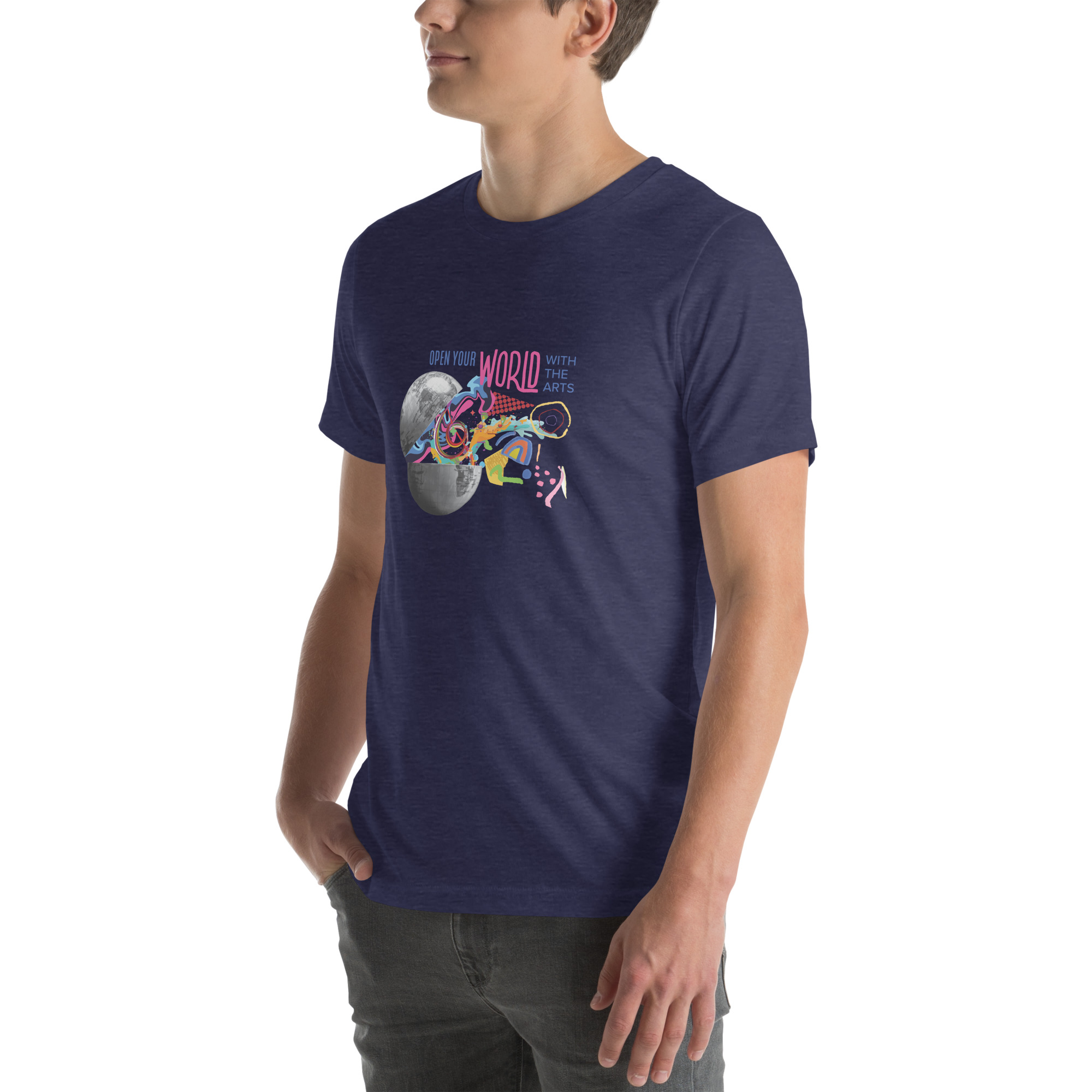 Open Your World With the Arts Unisex T-shirt - Image 9