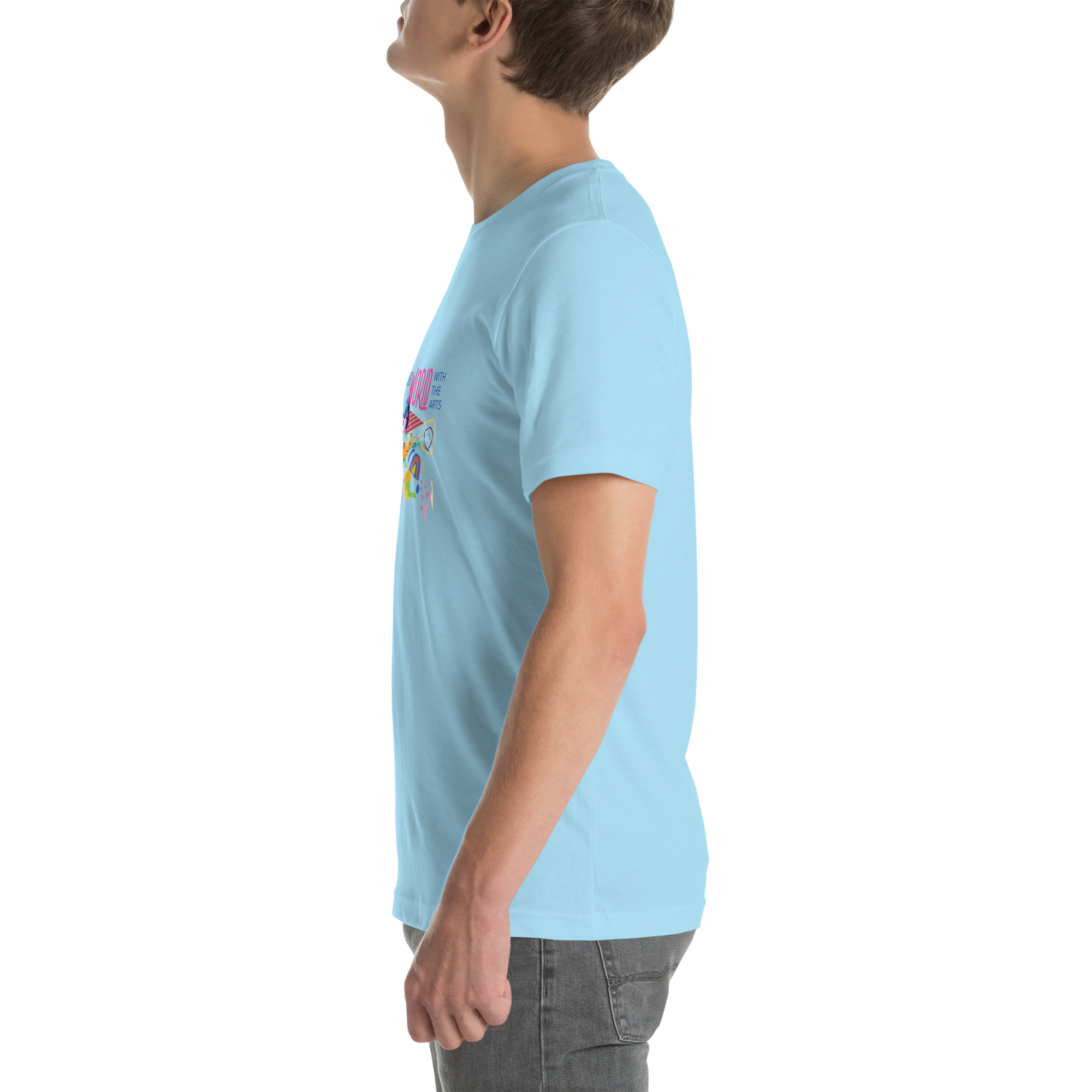 Open Your World With the Arts Unisex T-shirt - Image 13